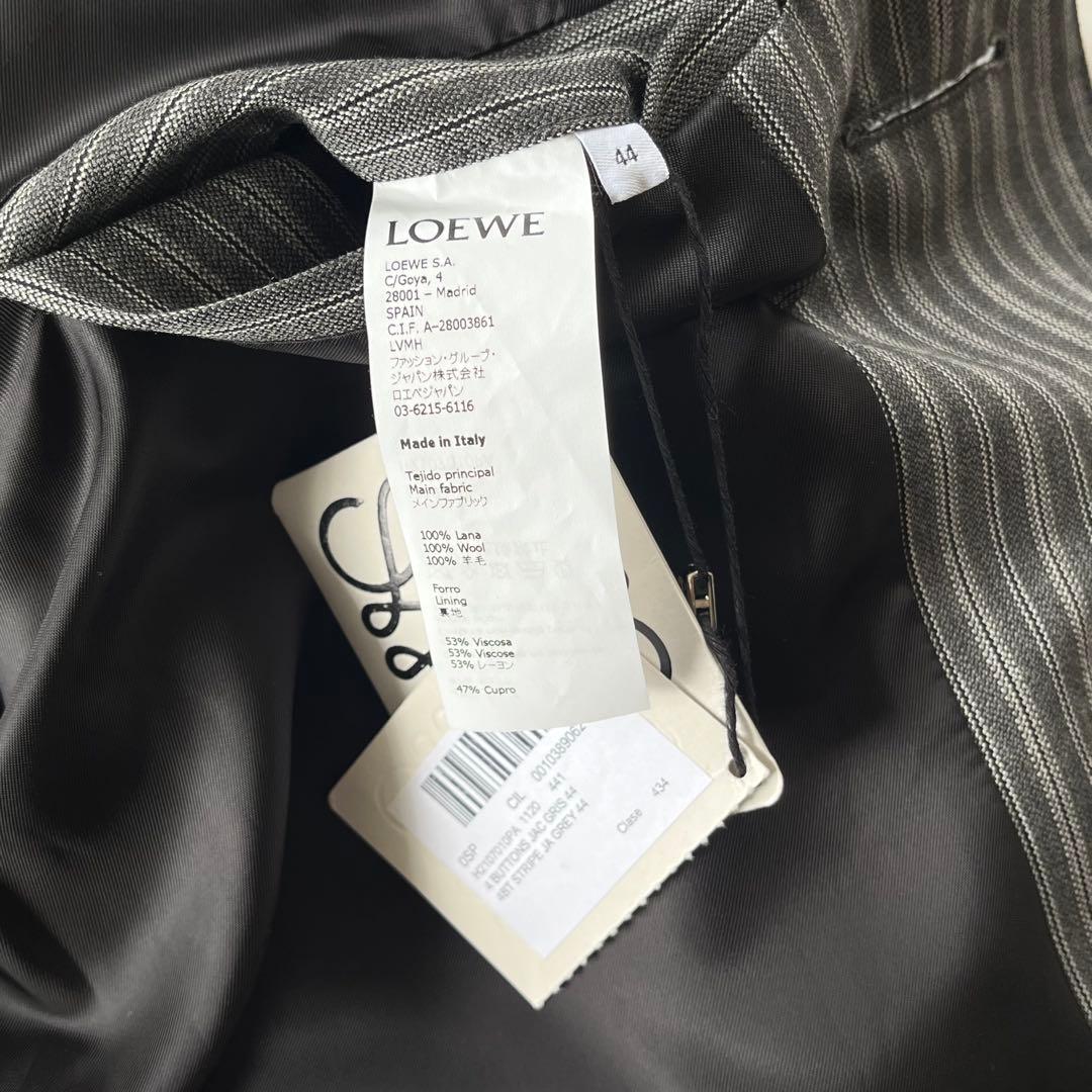 ジャケット・アウター LOEWE Gold Button Stripe Tailored Jacket
