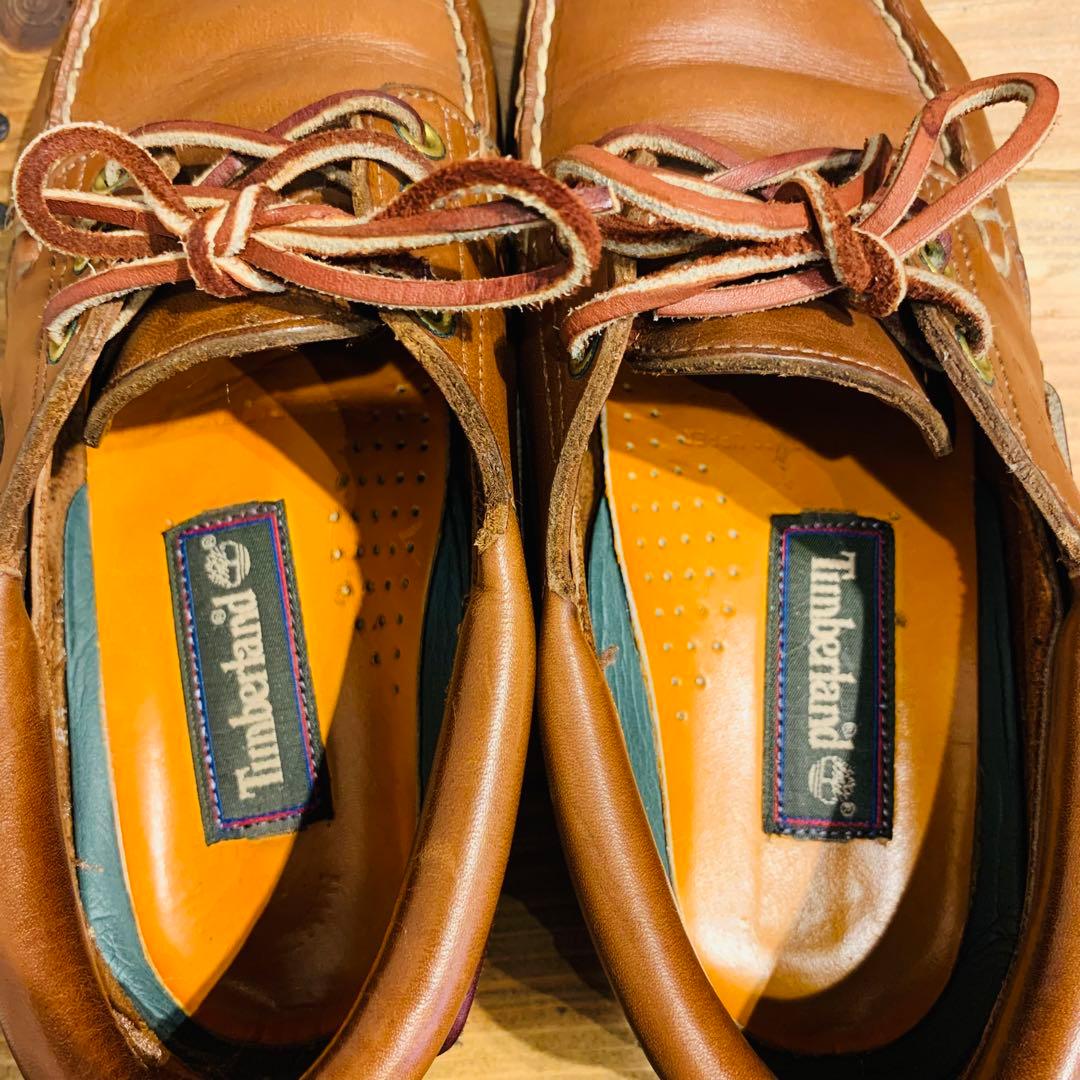 美品】7W Timberland スリーアイ　デッキシューズ 25.5cm