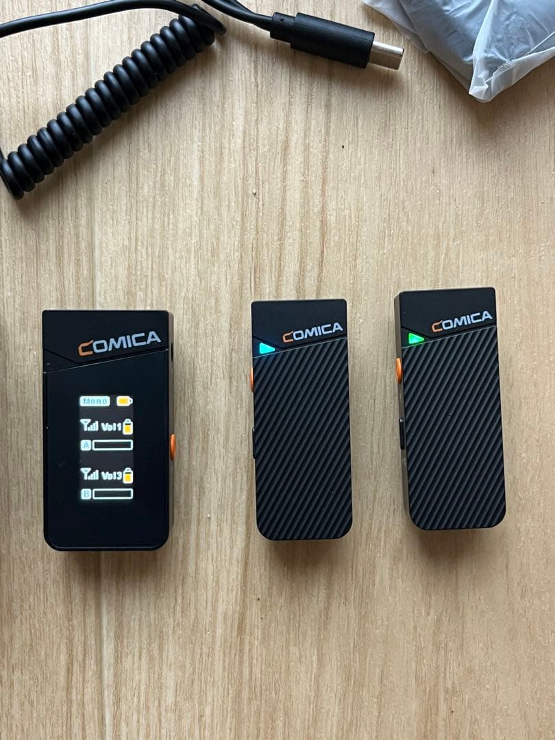 Comica vimo c3 ワイヤレスマイク 2.4ghz
