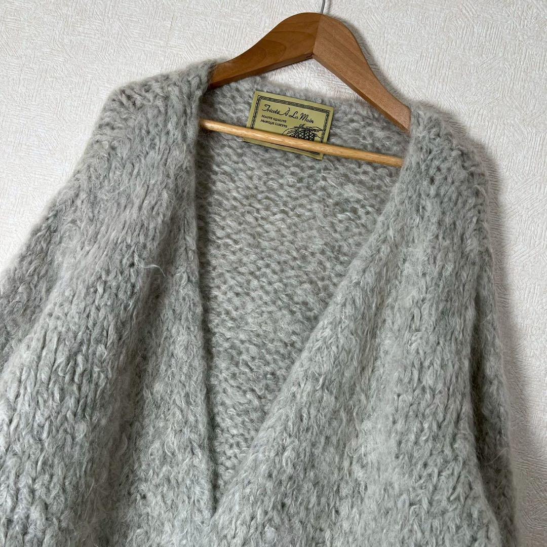 Lisette 2022 ナネット モヘヤウールカシミヤニットカーディガン