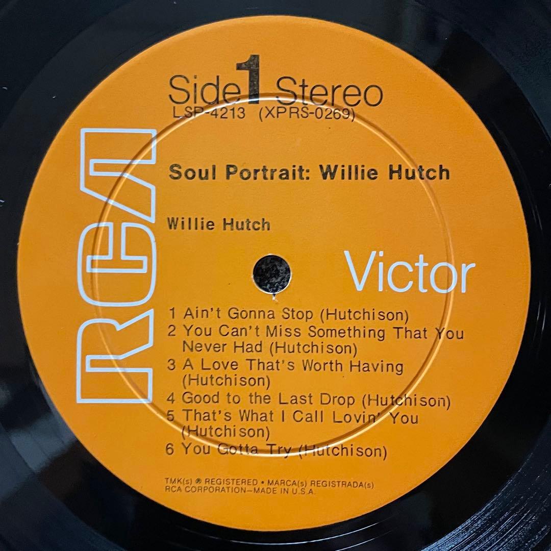 Willie Hutch – Soul Portrait レコード LP