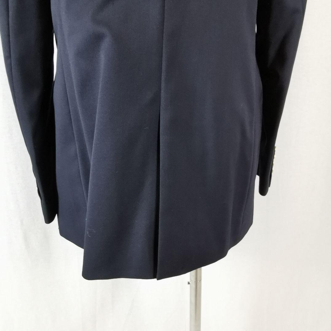 極美品 タグ付き TW ギャバジン 紺ブレ ジャケット 金釦（ボタン） 入学
