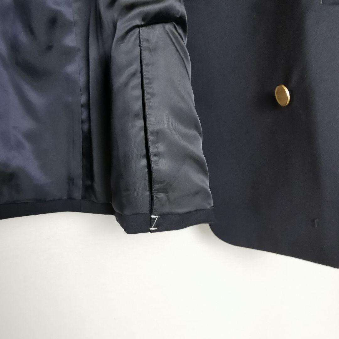極美品 タグ付き TW ギャバジン 紺ブレ ジャケット 金釦（ボタン） 入学