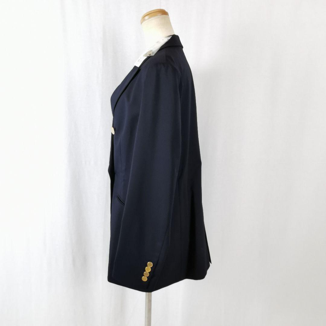 極美品 タグ付き TW ギャバジン 紺ブレ ジャケット 金釦（ボタン） 入学