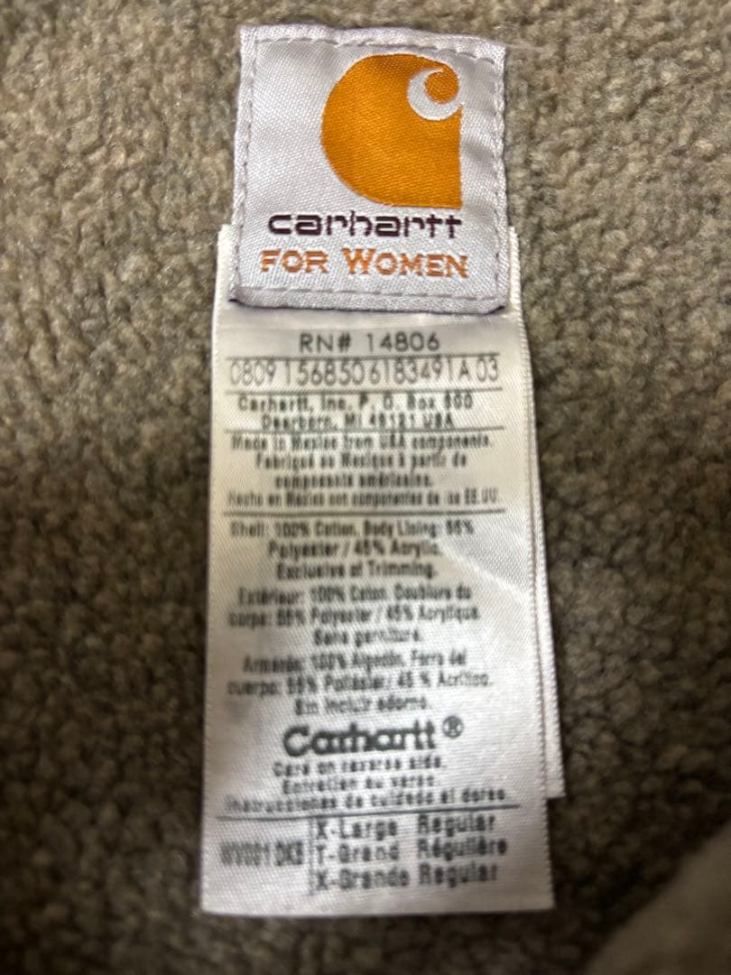 Carhartt ベスト ダークブラウン