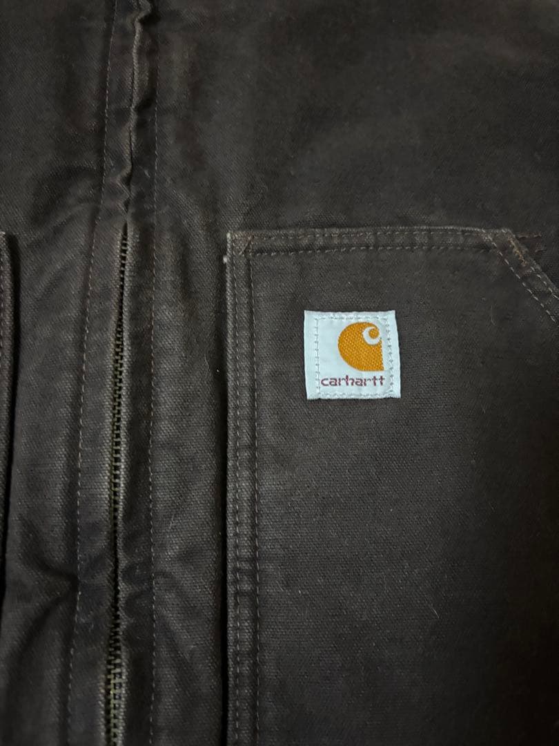 Carhartt ベスト ダークブラウン