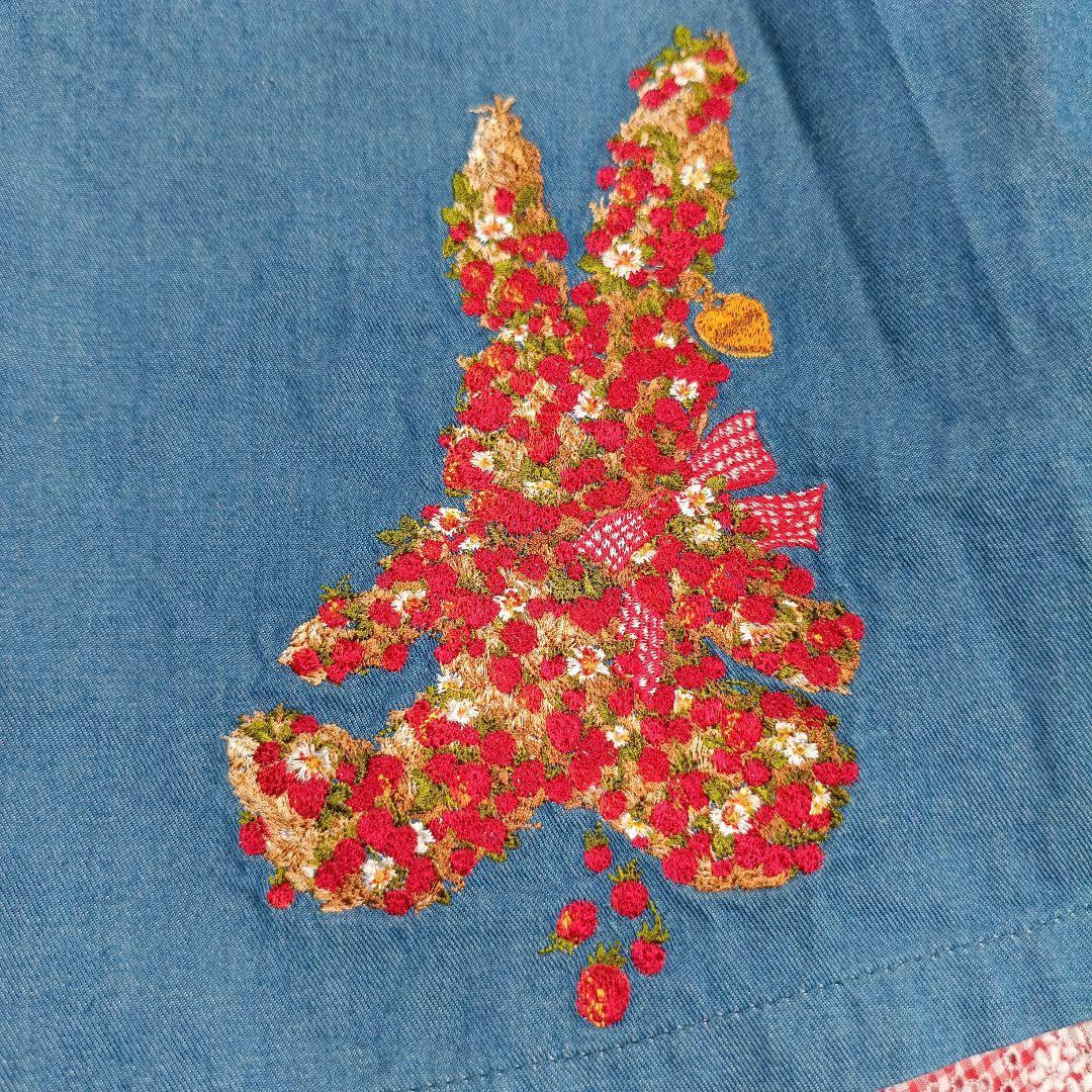 極美品✨ピンクハウス現行　うさぎ刺繍 レイヤードスカート　近年モデル　フリル