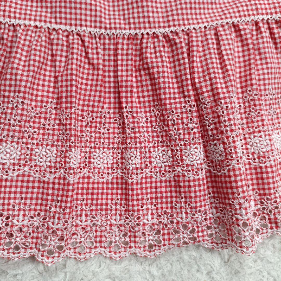 極美品✨ピンクハウス現行　うさぎ刺繍 レイヤードスカート　近年モデル　フリル