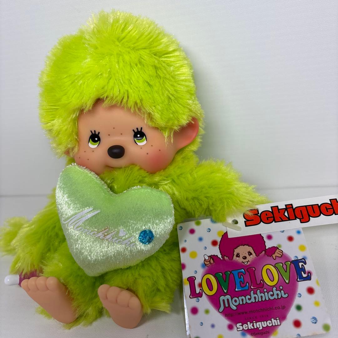 新品 2010年発売 LOVE LOVE モンチッチ グリーン 488