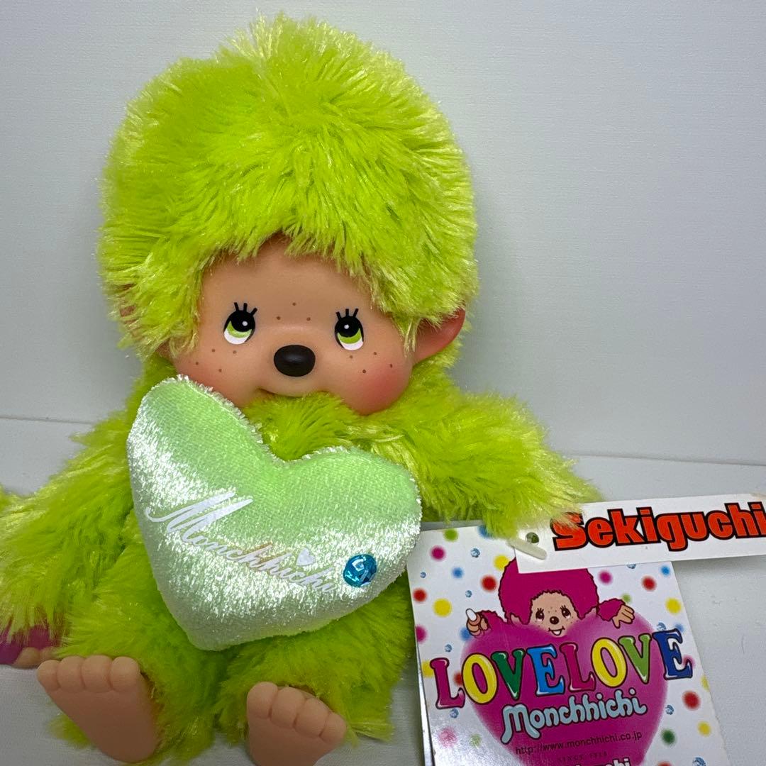 新品 2010年発売 LOVE LOVE モンチッチ グリーン 488