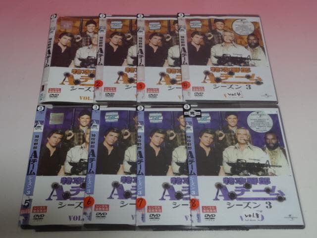 DVD 特攻野郎Aチーム シーズン１～4 27巻 全巻 レンタル