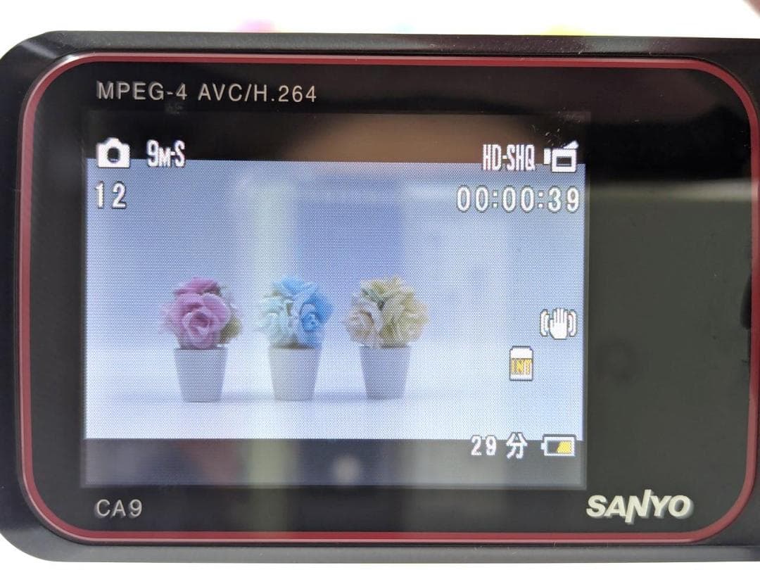 MPEG-4 ビデオカメラ SANYO Xacti ザクティ DMX-CA9