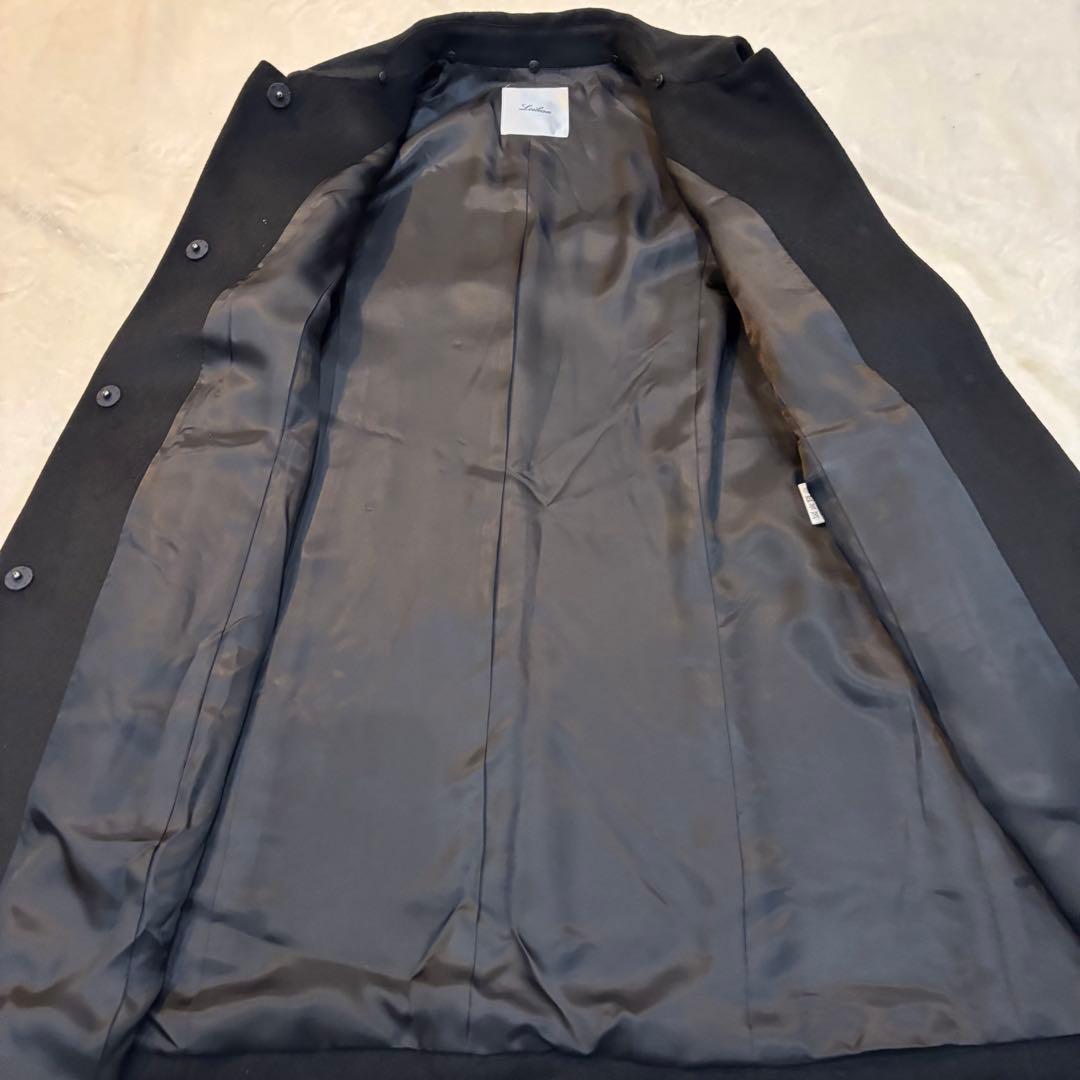 【美品】leilian レリアン　カシミヤ100 コート　ブラック