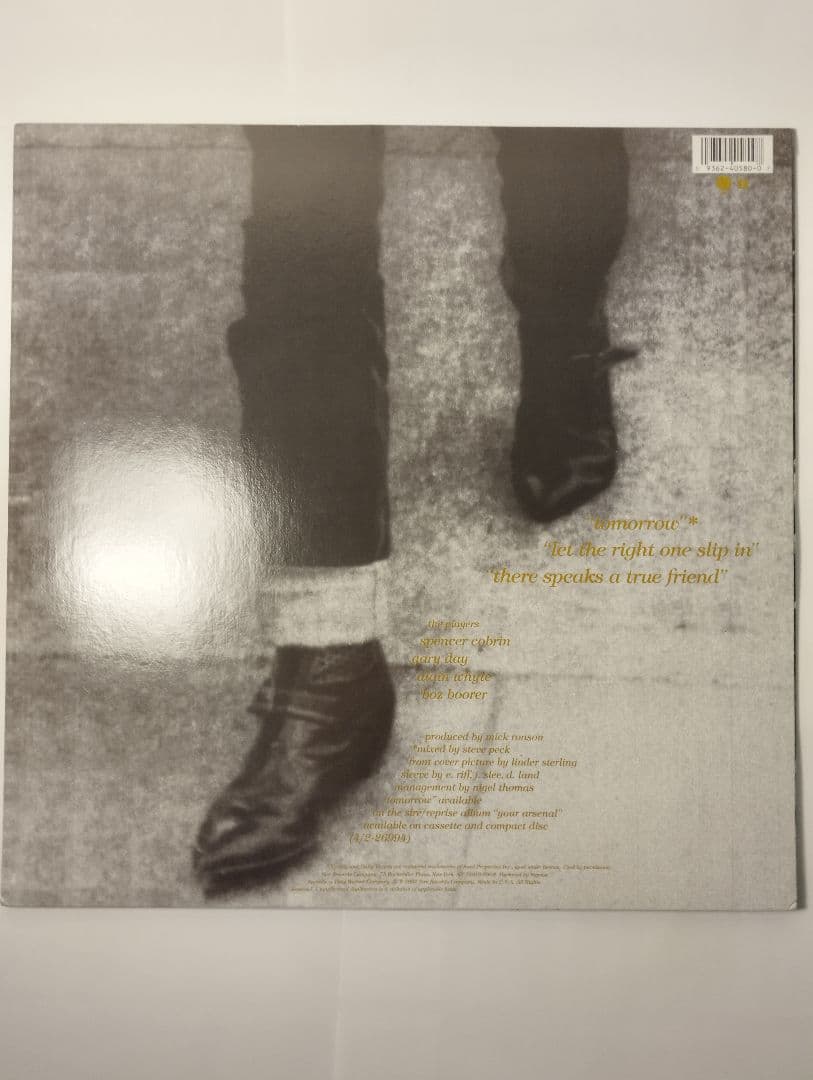 MORRISSEY TOMORROW US盤12インチ カラービニール 美品
