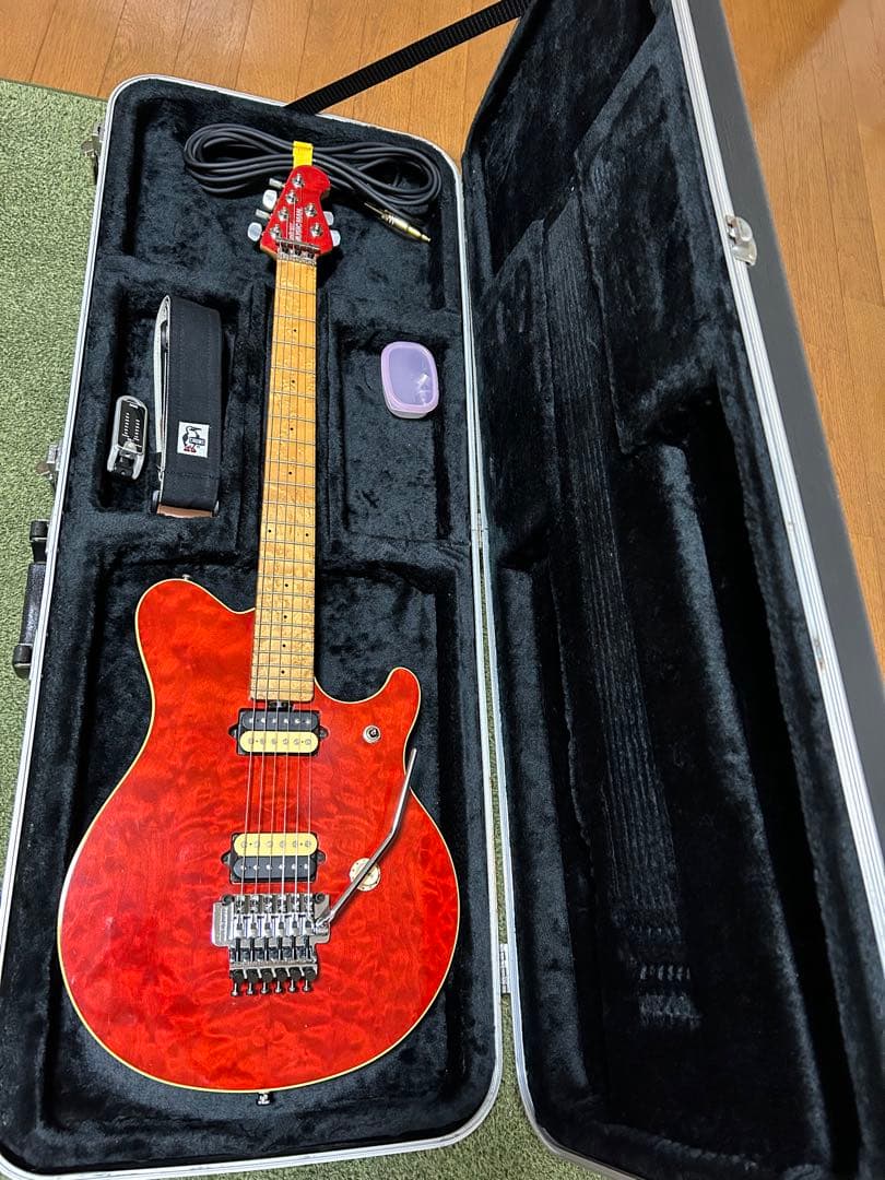 ギター MUSICMAN AXIS EX Trans Red