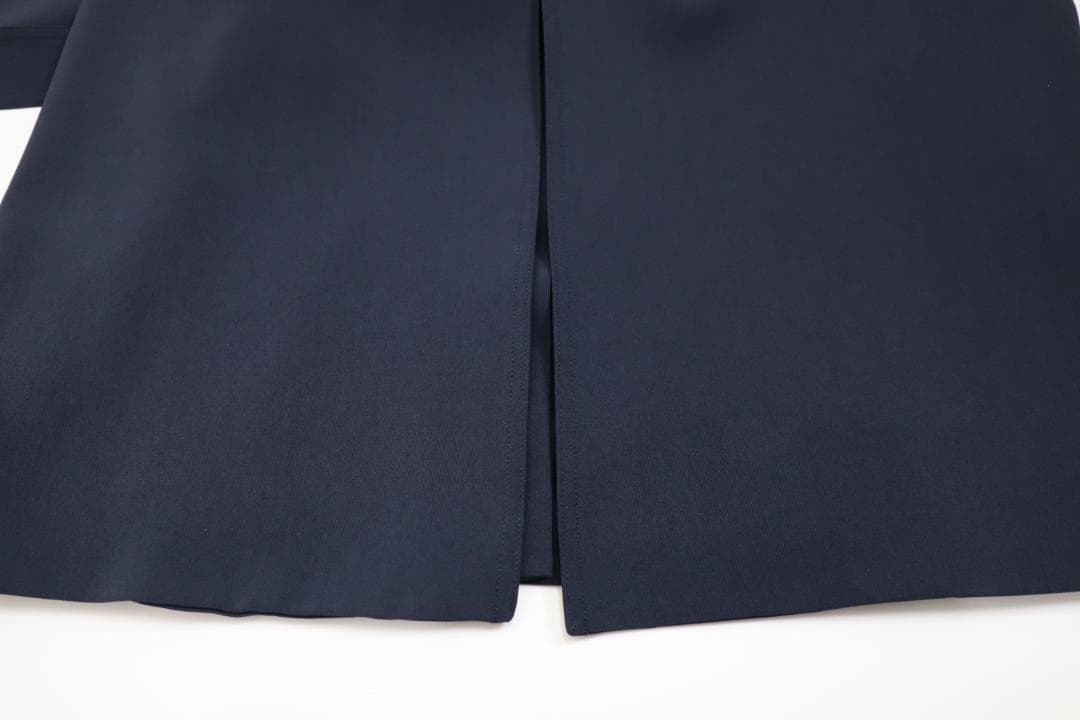 Theory 24AW Admiral Crepe トレンチコート ネイビー　P