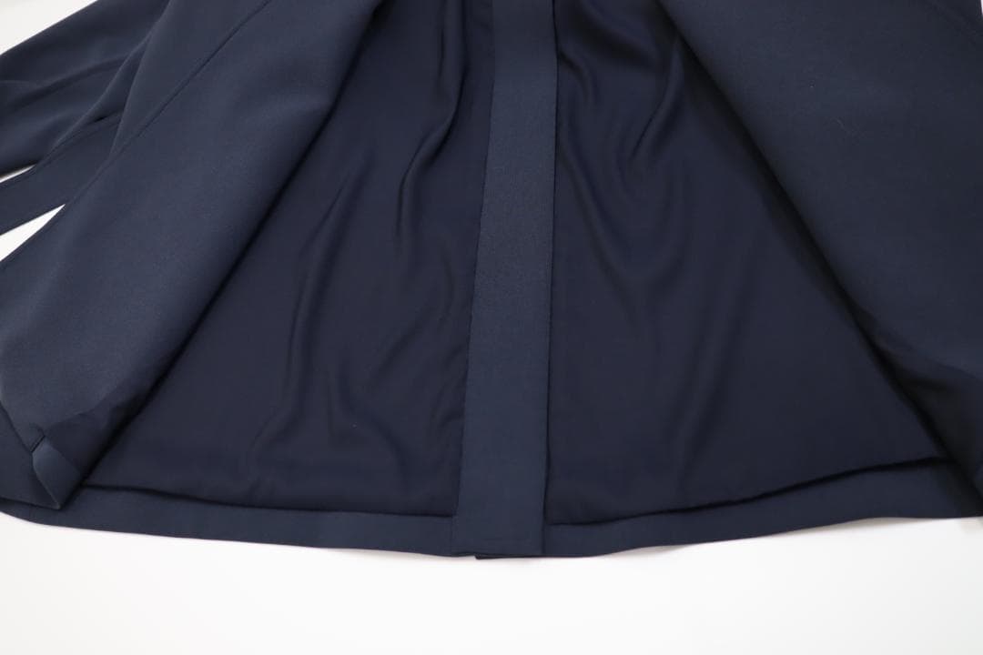Theory 24AW Admiral Crepe トレンチコート ネイビー　P