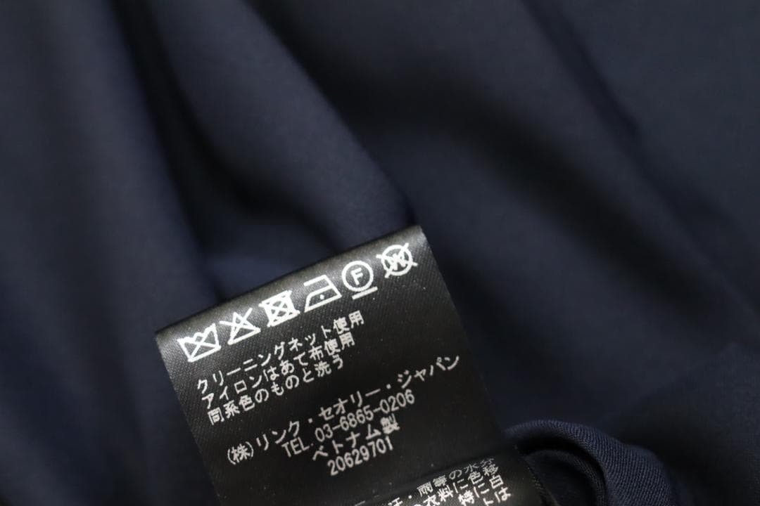 Theory 24AW Admiral Crepe トレンチコート ネイビー　P