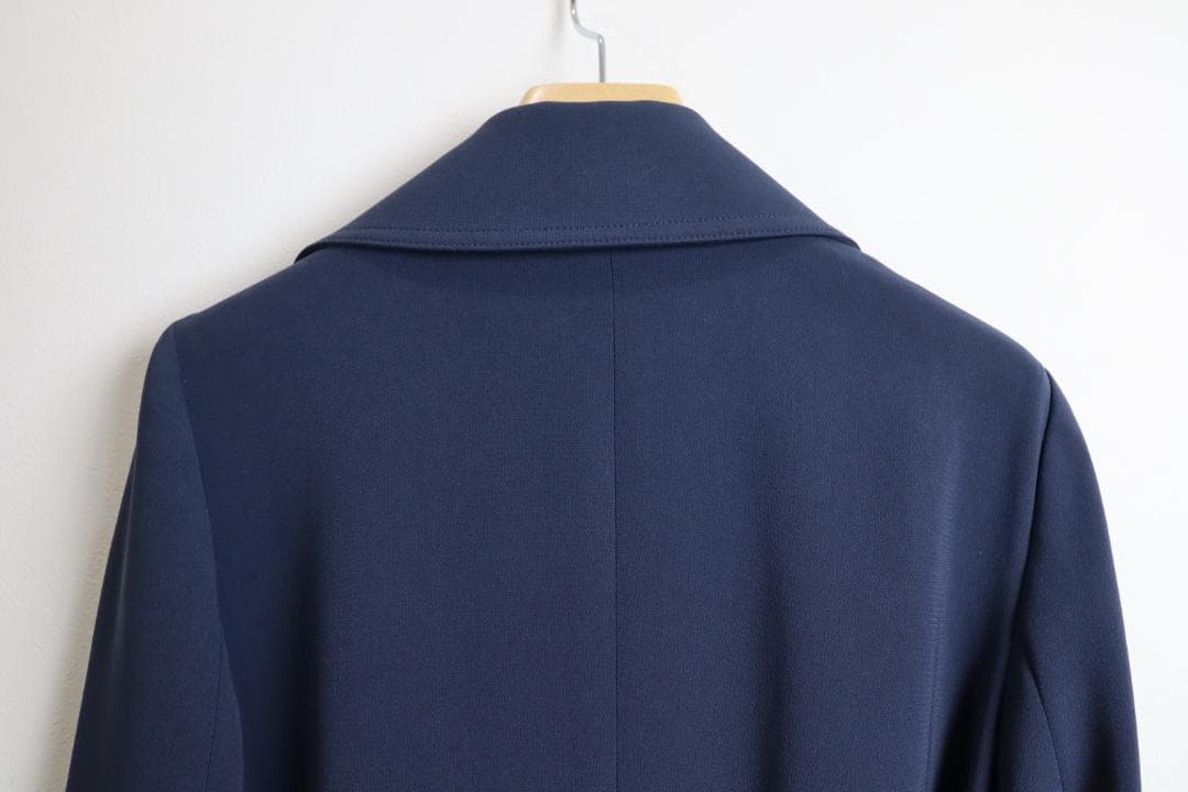 Theory 24AW Admiral Crepe トレンチコート ネイビー　P