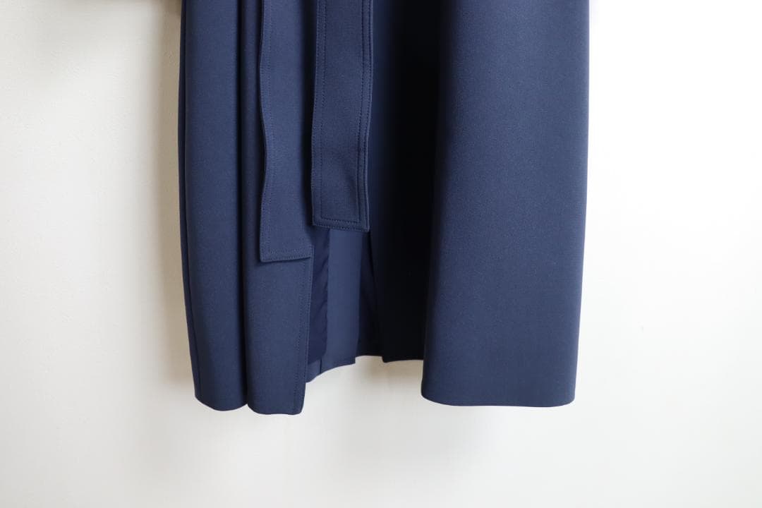 Theory 24AW Admiral Crepe トレンチコート ネイビー　P