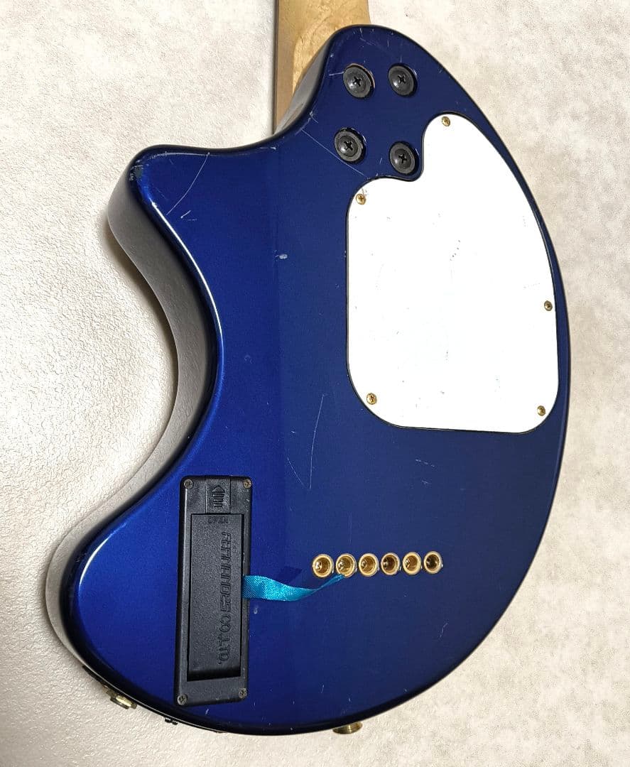 【美品】ZO-3C メタリックブルー アンプ内蔵ミニギター ヘッドフォン端子付
