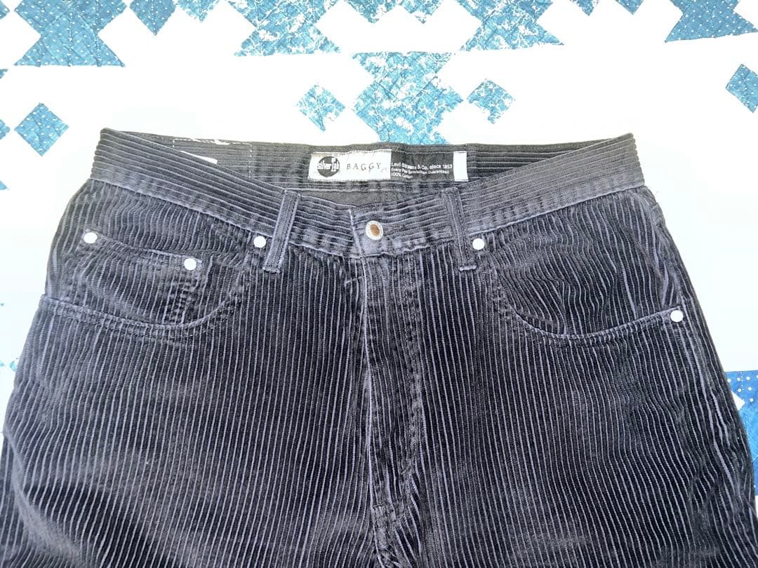 LEVI'S SILVER TAB BAGGY コーデュロイ 黒