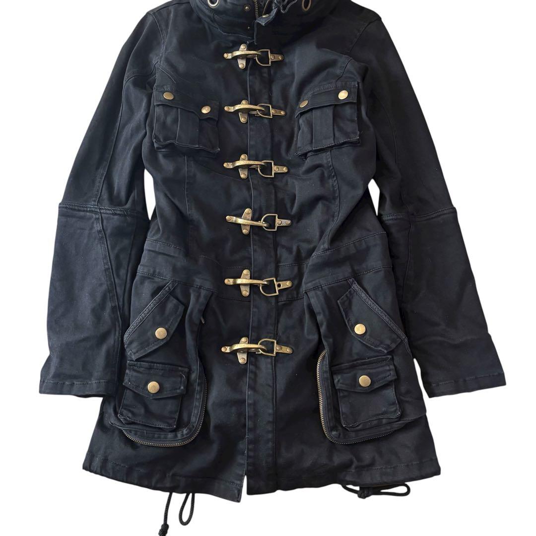 ジャケット・アウター archive grunge gimmick fireman coat BLK