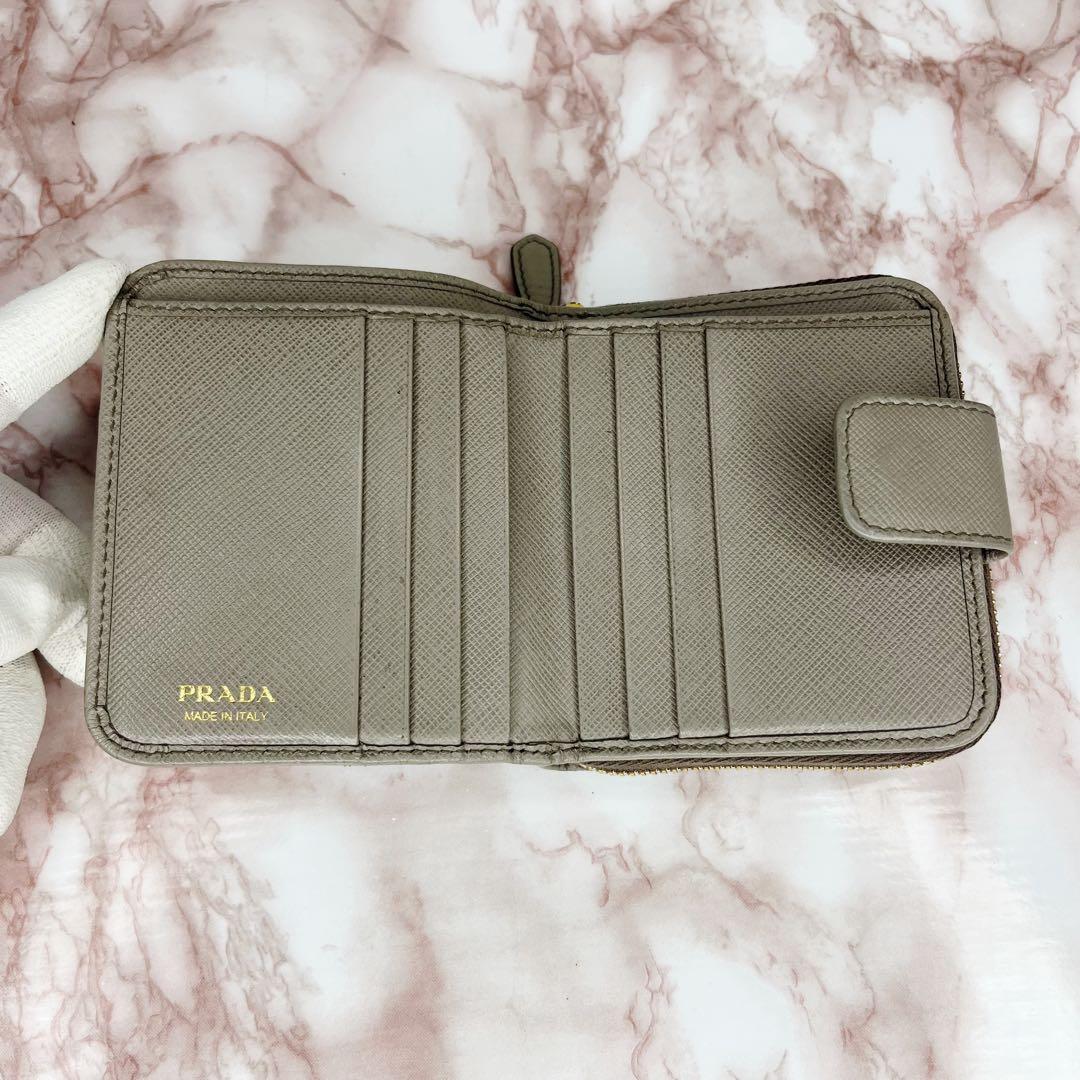 【極美品】PRADA 二つ折り財布　折り財布80
