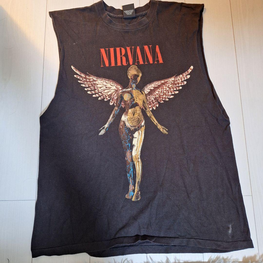 ヴィンテージ NIRVANA ノースリーブシャツ
