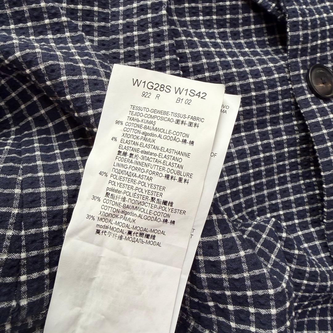 近年極美品XLサイズ相当　エンポリオアルマーニ　テーラードジャケット　アンコン