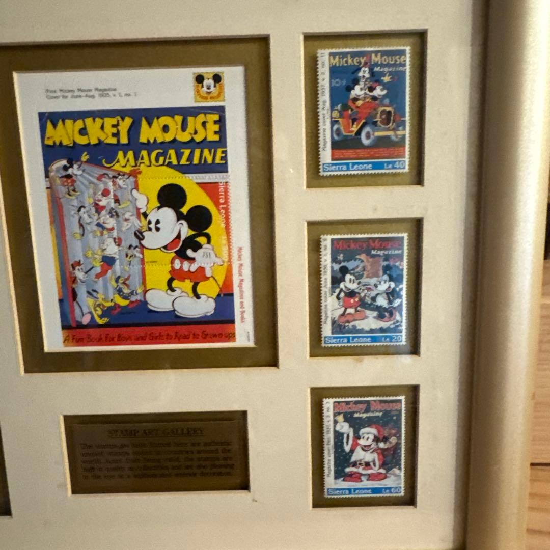 WDW ディズニー　切手　額装