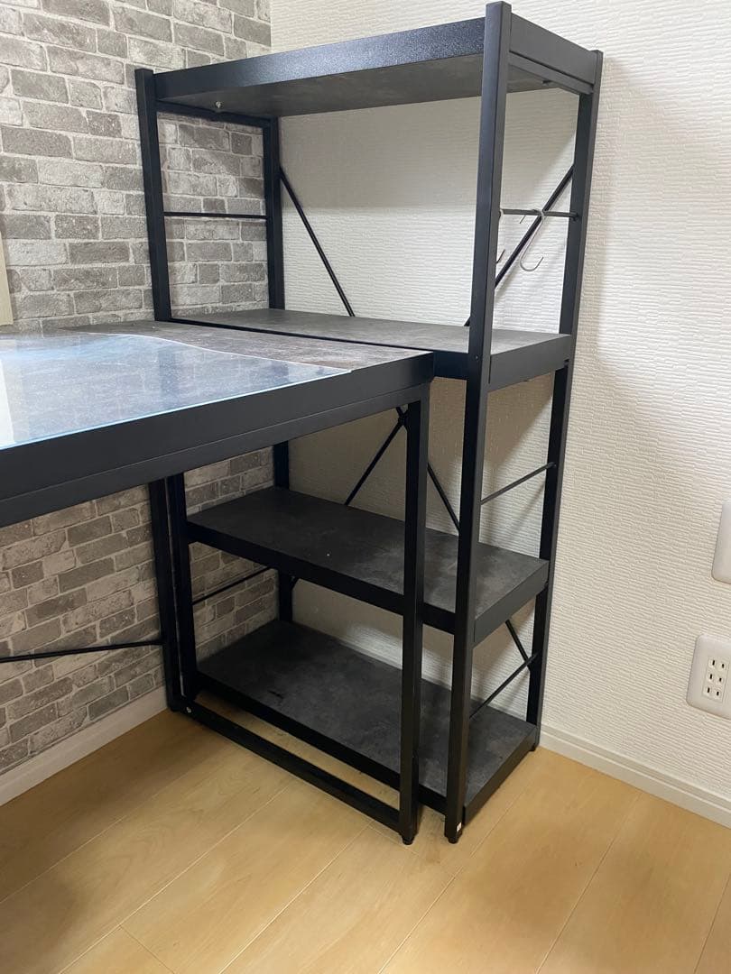 【美品】【値下げしました】ニトリ デスク (N ステイン 120)