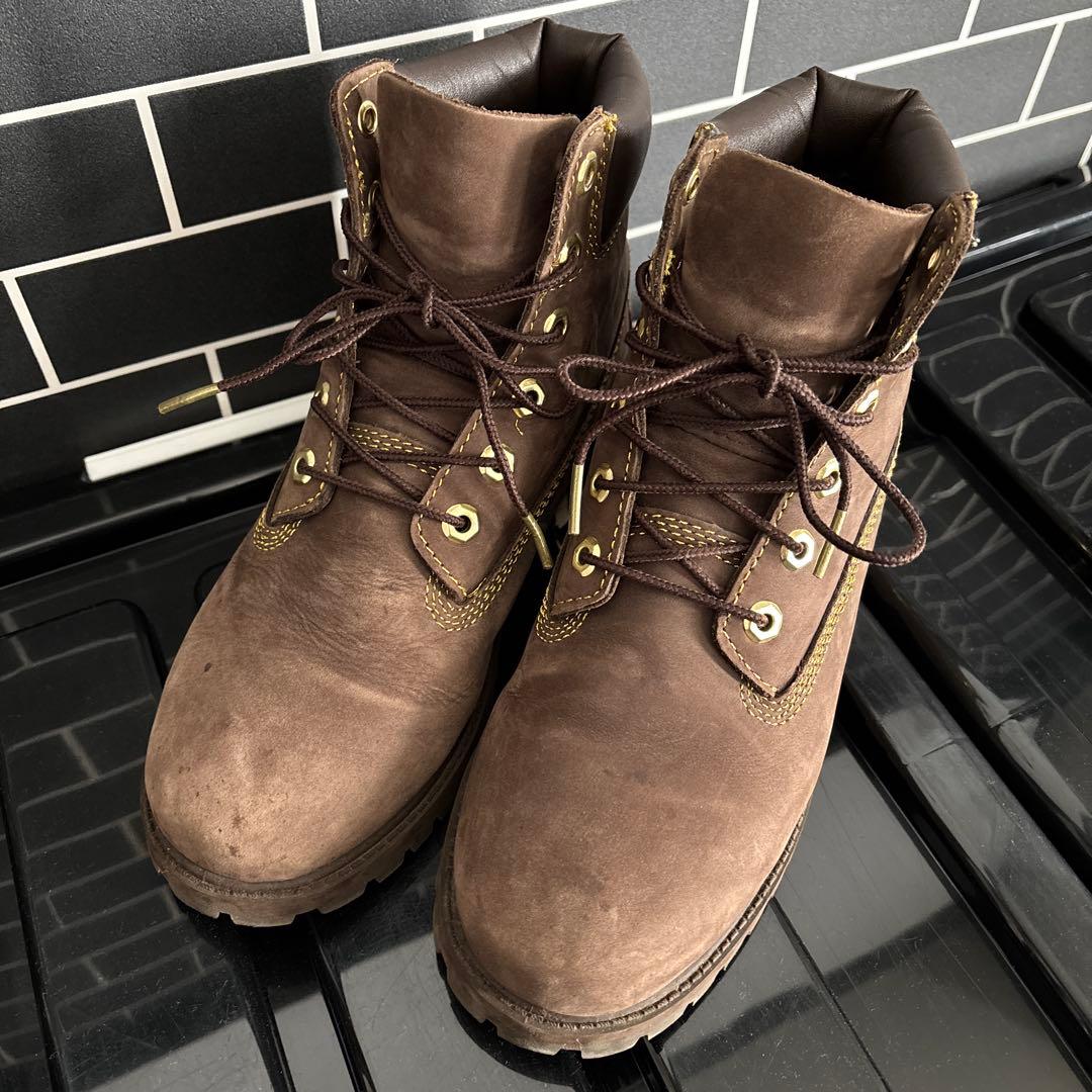 Timberland ブラウン ワークブーツ 23.5cm