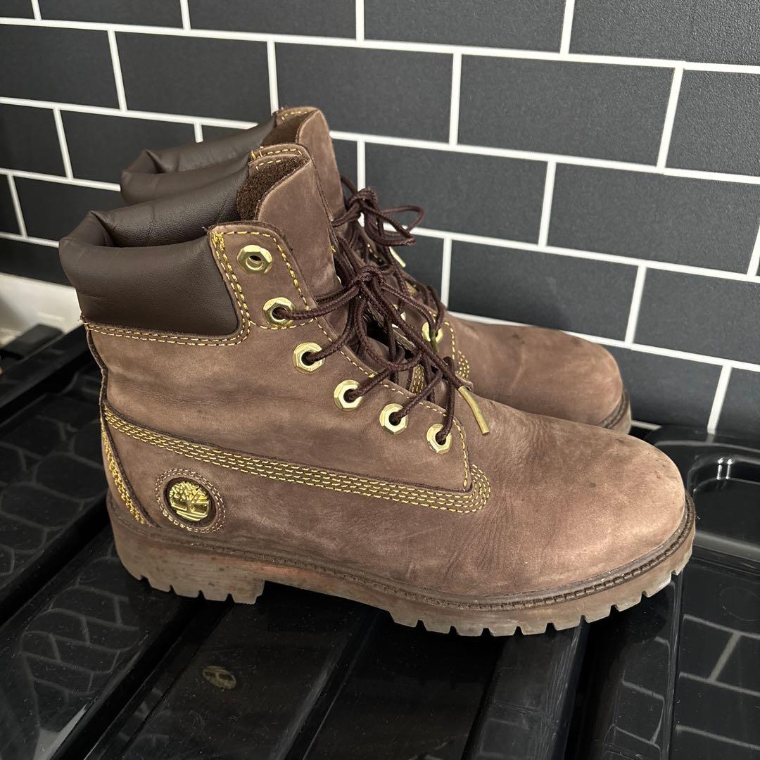 Timberland ブラウン ワークブーツ 23.5cm