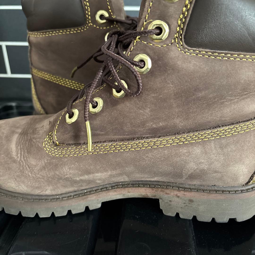 Timberland ブラウン ワークブーツ 23.5cm