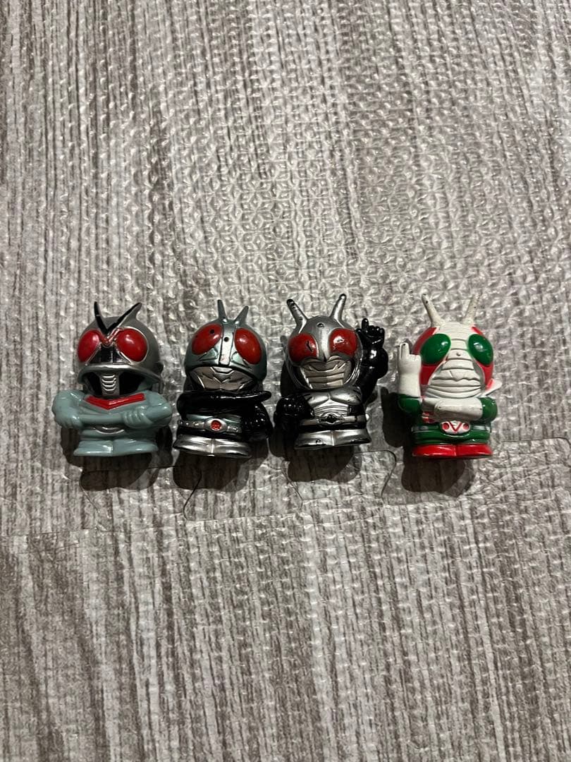 【34体セット】仮面ライダーキッズ 指人形 レトロ 平成ライダー 多数