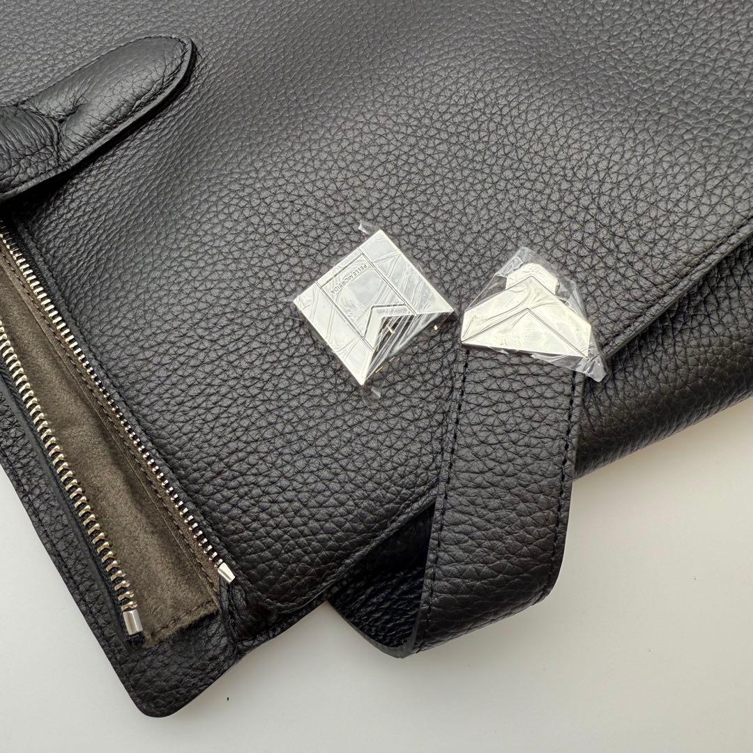 【極美品】干場義雅モデル ペッレモルビダ ボストンバッグ シュリンクレザー L