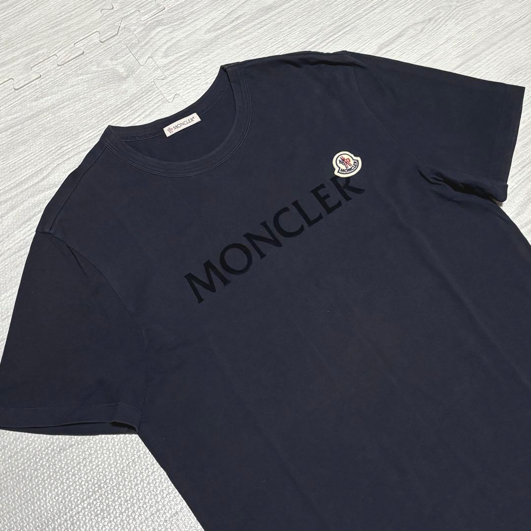 【完売モデル】モンクレール　Tシャツ　ネイビー　Sサイズ　1T1037