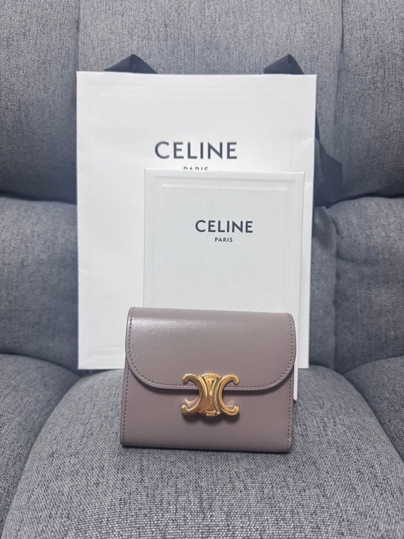 【美中古】CELINE スモール フラップウォレット