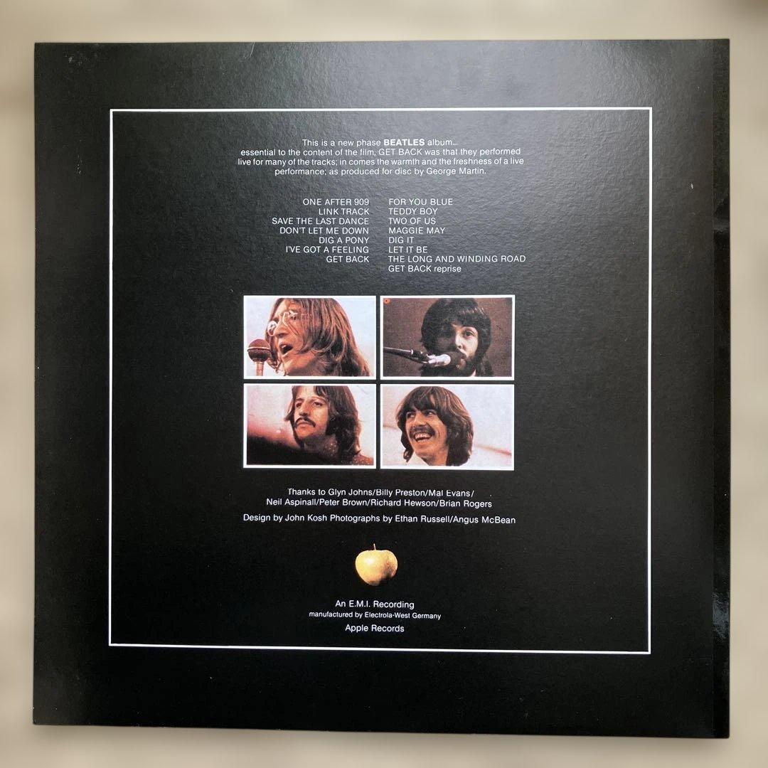 12インチ/THE BEATLES GET BACK