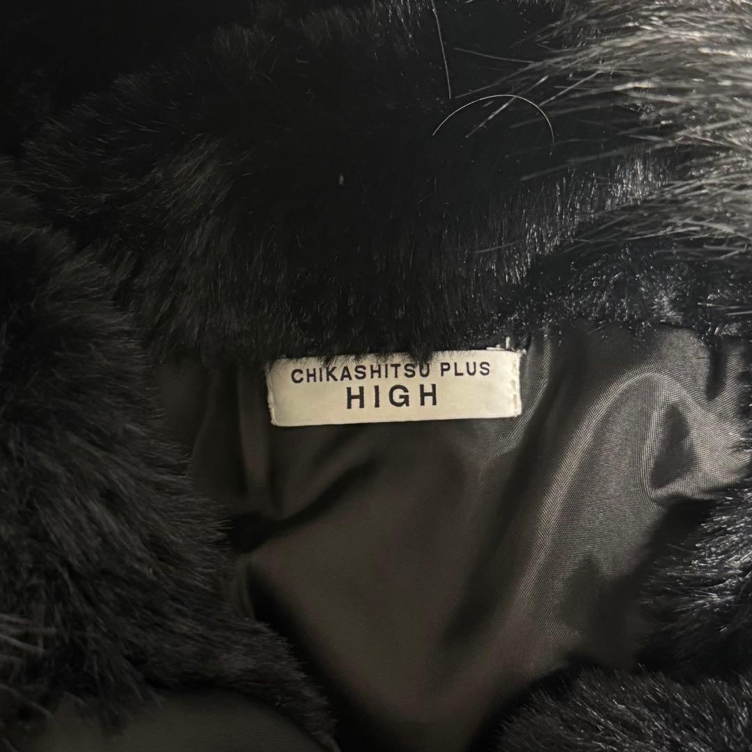【chikashitsu+】N-2B cropped hood blouson