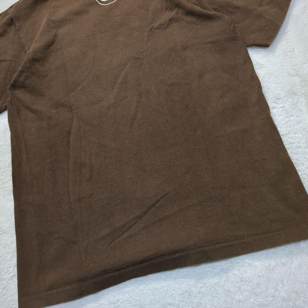 ✨90s！USA製！紺タグ✨old STUSSY NO4 短丈Tシャツ S 茶