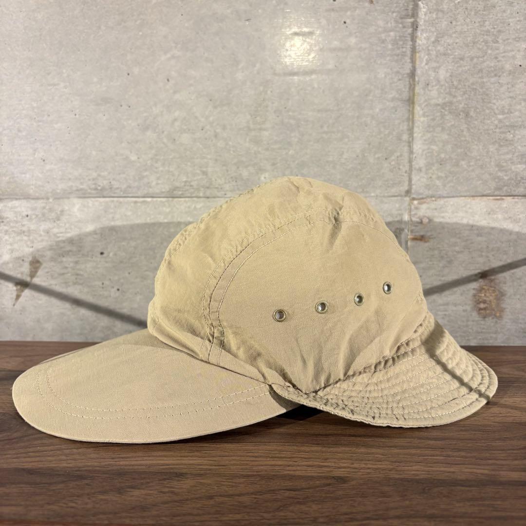 90's USA製 Orvis サンシェード ロングビル キャップ ベージュ
