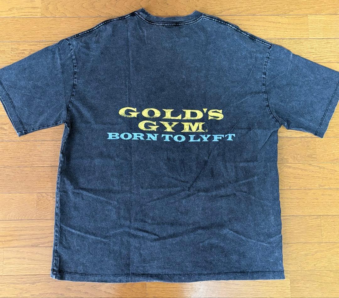 LYFT リフト　ゴールドジム　コラボ　Tシャツ XL ブラック