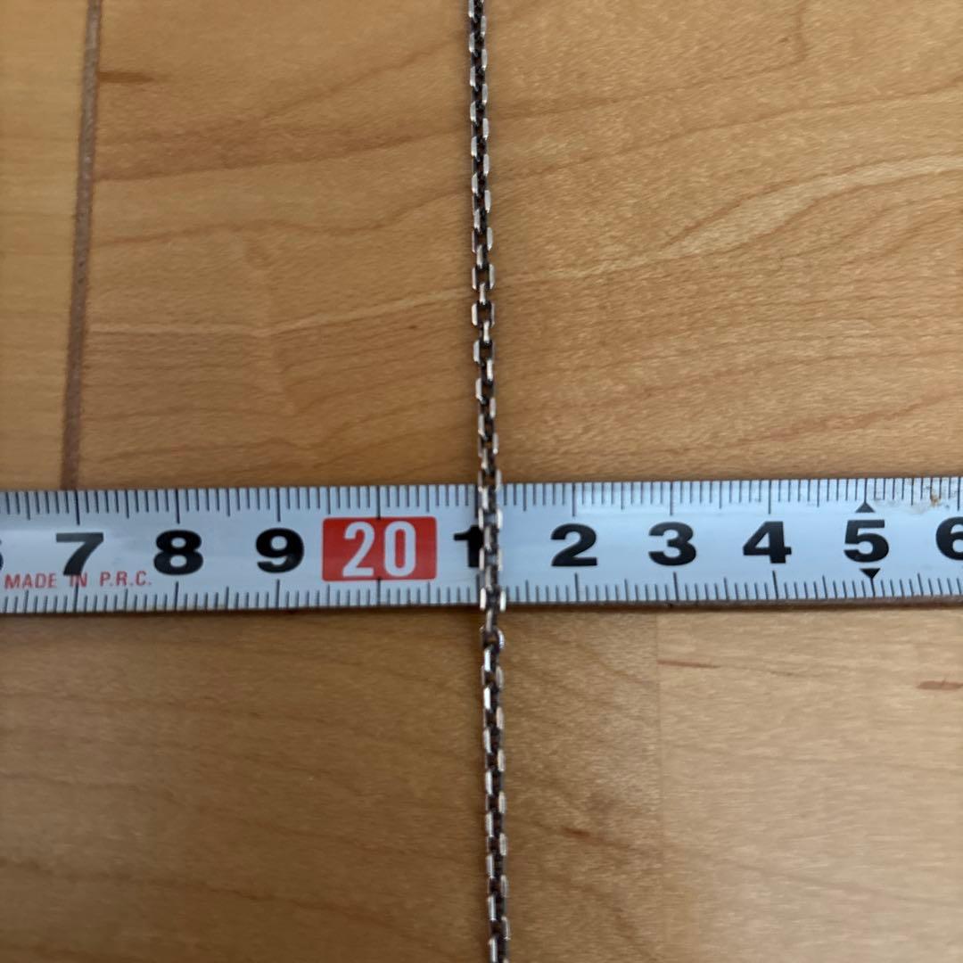 SAAD あずきシルバー925製チェーン　45cm