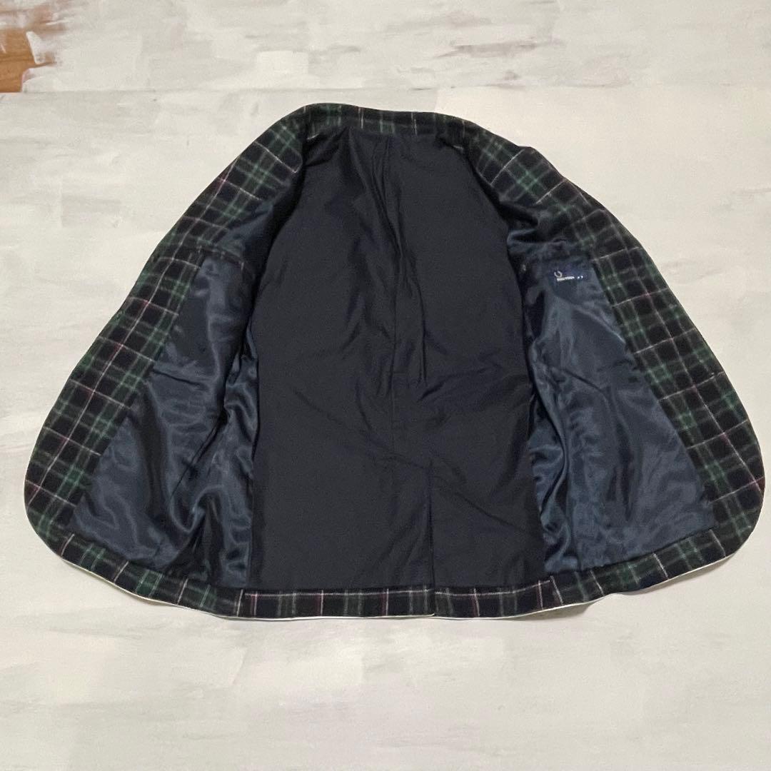 FRED PERRY ウール スーツ セットアップ　ジャケット　本切羽