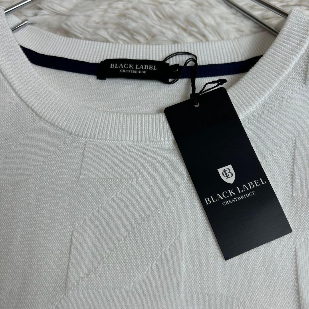 新品 ブラックレーベルクレストブリッジ サマーニット 半袖シャツ Tシャツ L