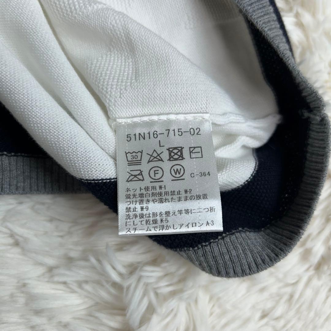 新品 ブラックレーベルクレストブリッジ サマーニット 半袖シャツ Tシャツ L