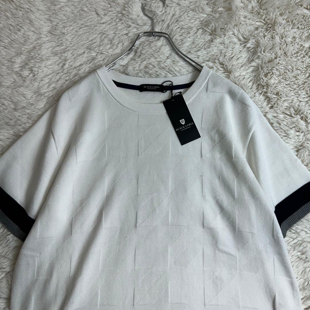新品 ブラックレーベルクレストブリッジ サマーニット 半袖シャツ Tシャツ L