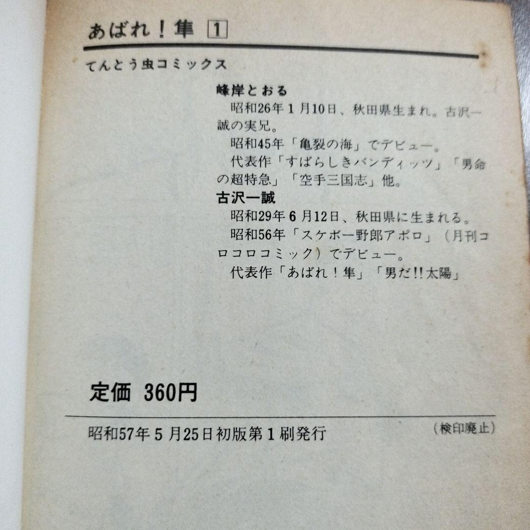あばれ！隼 全10巻セット（全巻初版）
